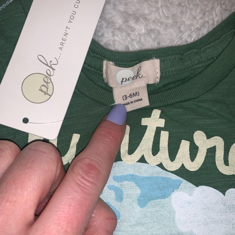 🌳 ☁️ Peek baby set 3-6 months, NWT ☁️ 🌳 - Picture 4 of 10
